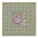 Jayne's Roses A5 Square Groovi Plate