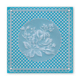 Jayne's Roses A5 Square Groovi Plate