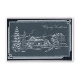 Jayne's Winter Scene - Cat A4 Square Groovi Plate