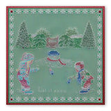 Jayne's Winter Scenes Collection A4 Square Groovi Plate Set