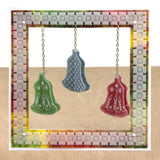 Christmas Baubles & Sentiments Collection A6 Square Groovi Plate Set + Spacer