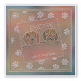 Labradors A6 Square Groovi Baby Plate