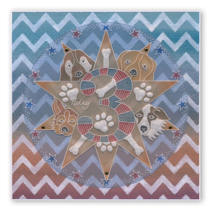 CLEARANCE Springer Spaniels A6 Square Groovi Baby Plate