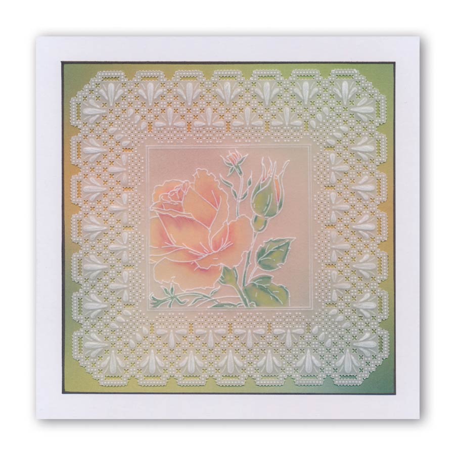 King George Lace Duet A5 Square Groovi Piercing Grid (Straight)