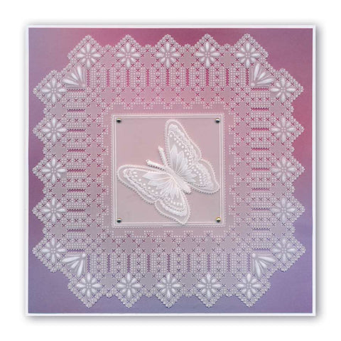 King Henry Lace Duet A5 Square Groovi Piercing Grid (Straight)