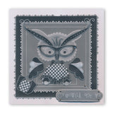 Linda's Owl Accessories A4 Square Groovi Tem-plate