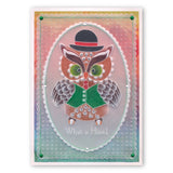 Linda's Owl Accessories A4 Square Groovi Tem-plate