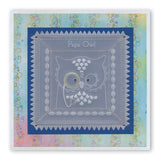 Linda's Owl Accessories A4 Square Groovi Tem-plate