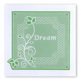 Large Lace Netting A5 Square Groovi Plate