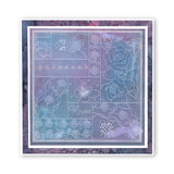 Linda's Roses & Lace A5 Square Groovi Plate