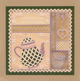 Linda's Coffee & Friends A5 Square Groovi Plate