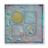 Linda's Butterflies A5 Square Groovi Plate