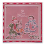 Linda's Build a Snowbaby A5 Square Groovi Plate