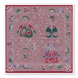 Linda's Build a Snowbaby A5 Square Groovi Plate