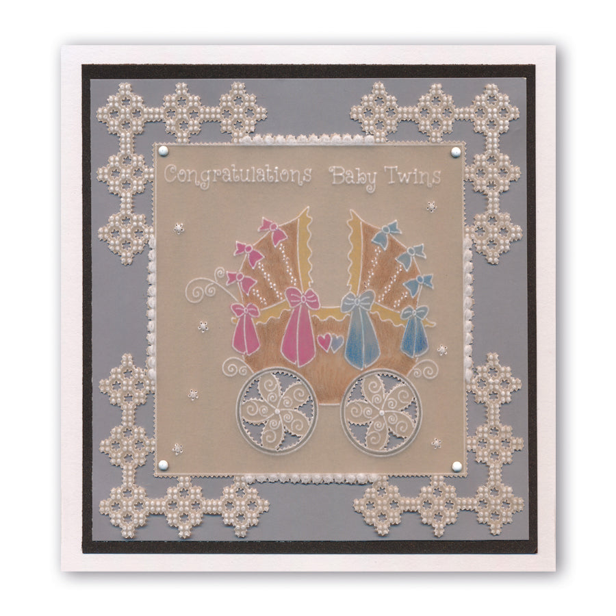 Linda's Congratulations A5 Square Groovi Plate