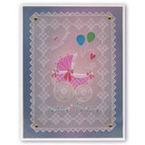Linda's Congratulations A5 Square Groovi Plate