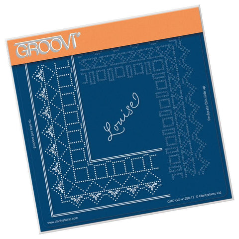 Princess Louise Lace Corner Duet A5 Square Groovi Piercing Grid (Straight)