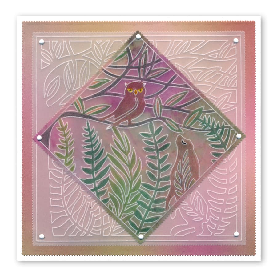 Hare & the Owl A5 Square Groovi Plate