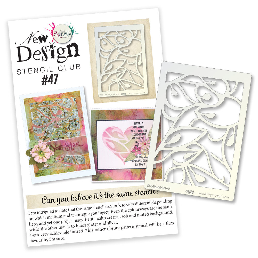 New Design Stencil Club Back Issue - 47 - Psychedelic