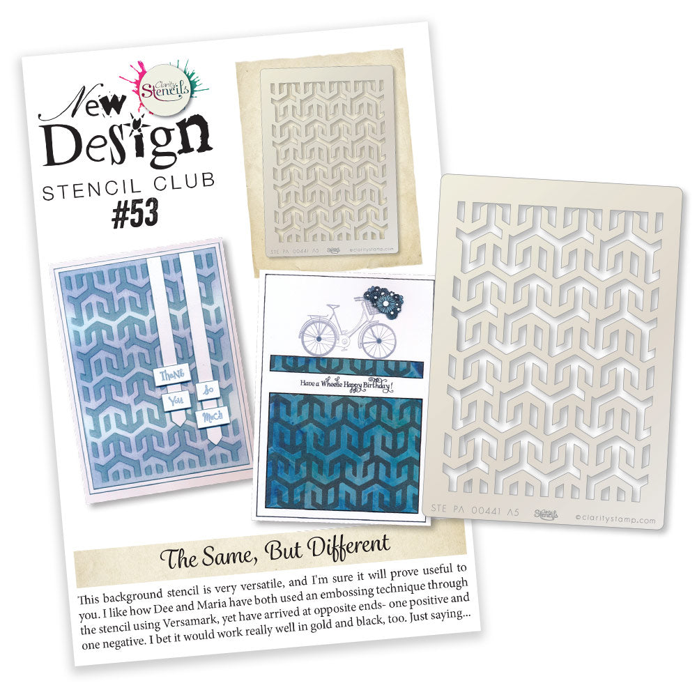 New Design Stencil Club Back Issue - 53 - Anchor Box