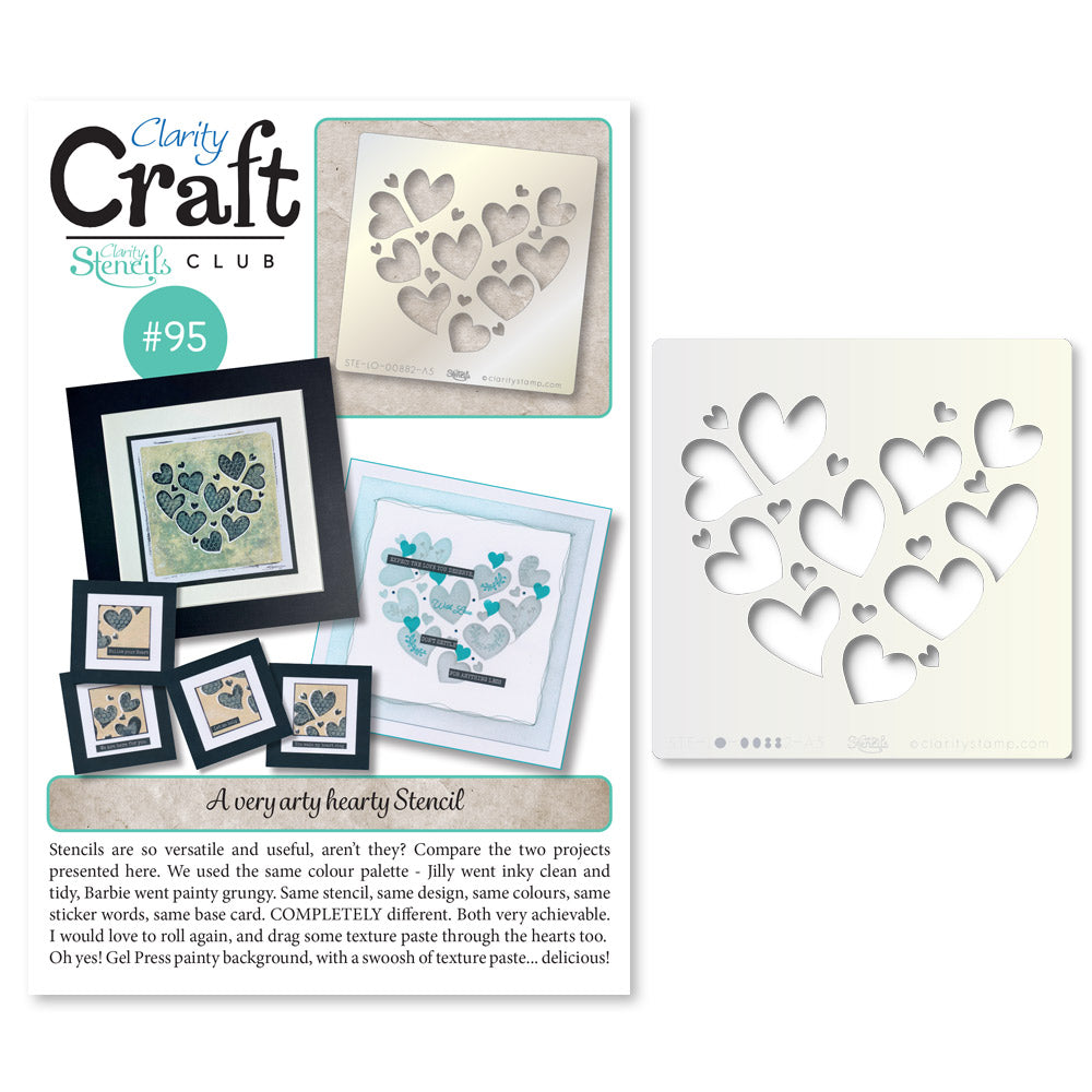 New Design Stencil Club Back Issue - 95 - Heart of Hearts