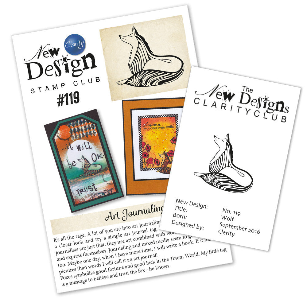 New Design Stamp Club Back Issue - 119 - Wolf