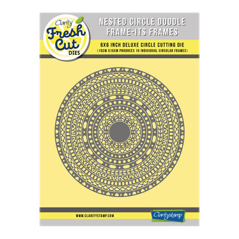 Nested Circle Doodle Frame-its Frames Die Set