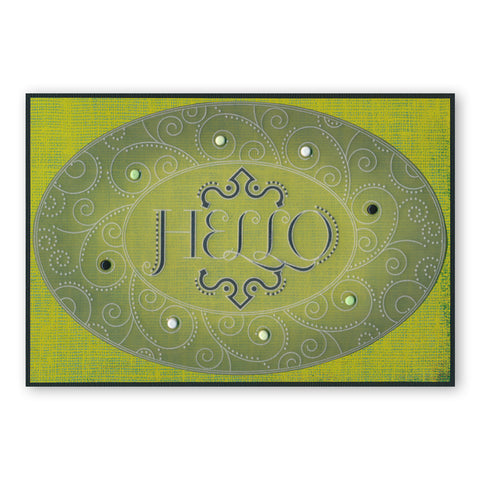 Nested Scallops Rectangles & Ovals A5 Groovi Plate Set