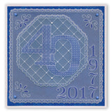 Open Number Seven A6 Square Groovi Baby Plate