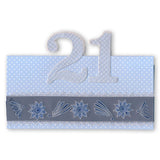 Open Number One A6 Square Groovi Baby Plate