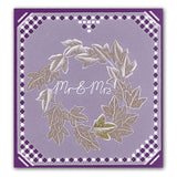 Ivy Wreath A5 Square Groovi Plate
