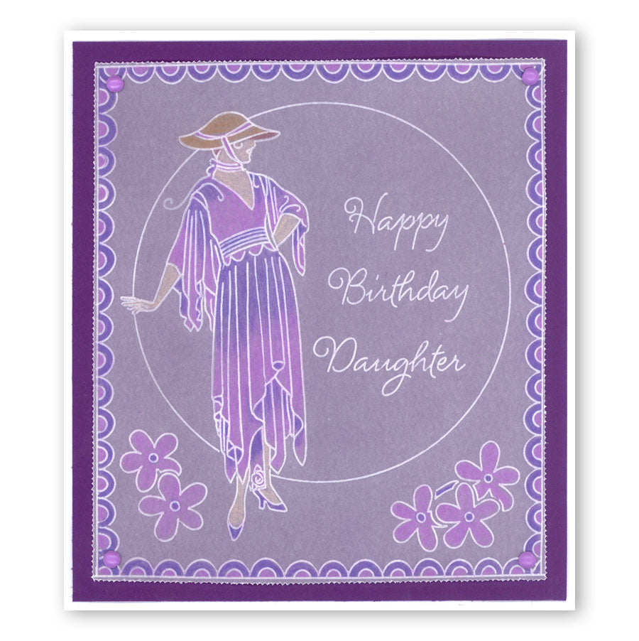 Calendar, Relatives & Occasions Groovi Border Plate Trio