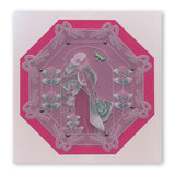 Octagon Extension & Art Deco Alphabet A4 Square Groovi Plate