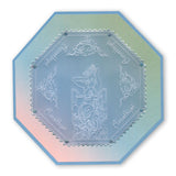 Octagon Extension & Art Deco Alphabet A4 Square Groovi Plate