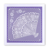 Oriental Fan & Bamboo Set A5 Square Groovi Plate Set