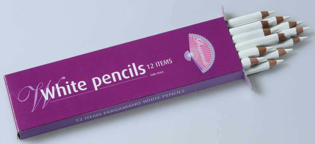 White Pergamano Pencil 12 pcs (29203)