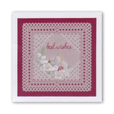 St. James's Palace Lace Corner Duet A5 Square Groovi Piercing Grid (Straight)