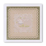 Kensington Palace Lace Corner Duet A5 Square Groovi Piercing Grid (Straight)