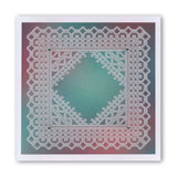 Kensington Palace Lace Corner Duet A5 Square Groovi Piercing Grid (Straight)