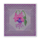 Palaces Lace Corner Duet Collection A5 Square Groovi Piercing Grid Set (Straight)