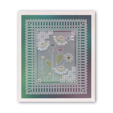 Buckingham Palace Lace Corner Duet A5 Square Groovi Piercing Grid (Straight)