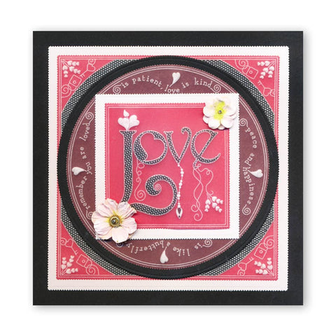 Nested Circles Picot Cut Die Set & Groovi Plate