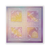 Nested Squares Picot Cut A4 Square Groovi Plate