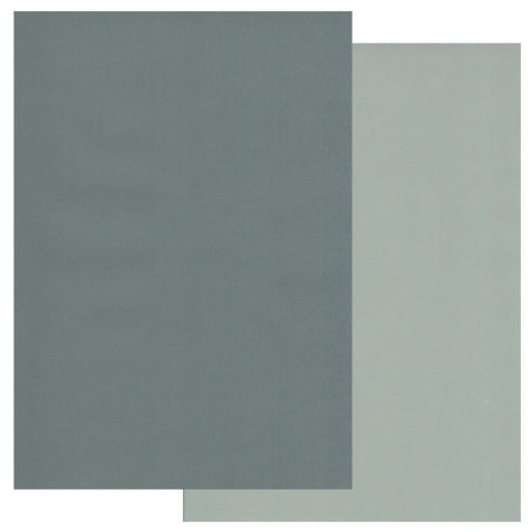 Pine Needles & Sage Green x10 Groovi Duo Parchment Paper A4