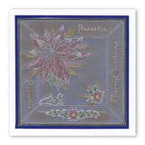 Jayne's Poinsettias A5 Square Groovi Plate Set