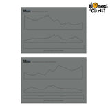 Riverside Mountains & Reflection A5 Masks