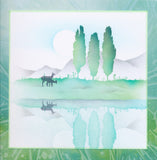 Riverside Mountains & Reflection A5 Masks