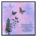 Butterfly & Bird Trees A5 Square & A6 Stamp & Stencil Collection