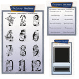 Bijou Barbara's 12 Days of Christmas, Verses & Backdrop Stamp Collection