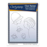 Hats 2 - Vintage A5 Stamp & Mask Set